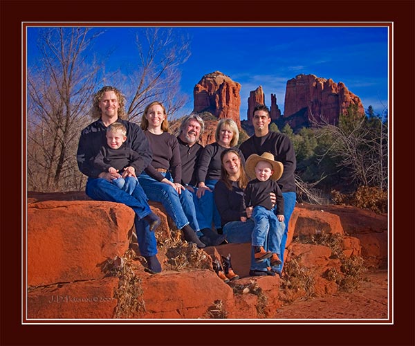 Red Rock Family Portrait